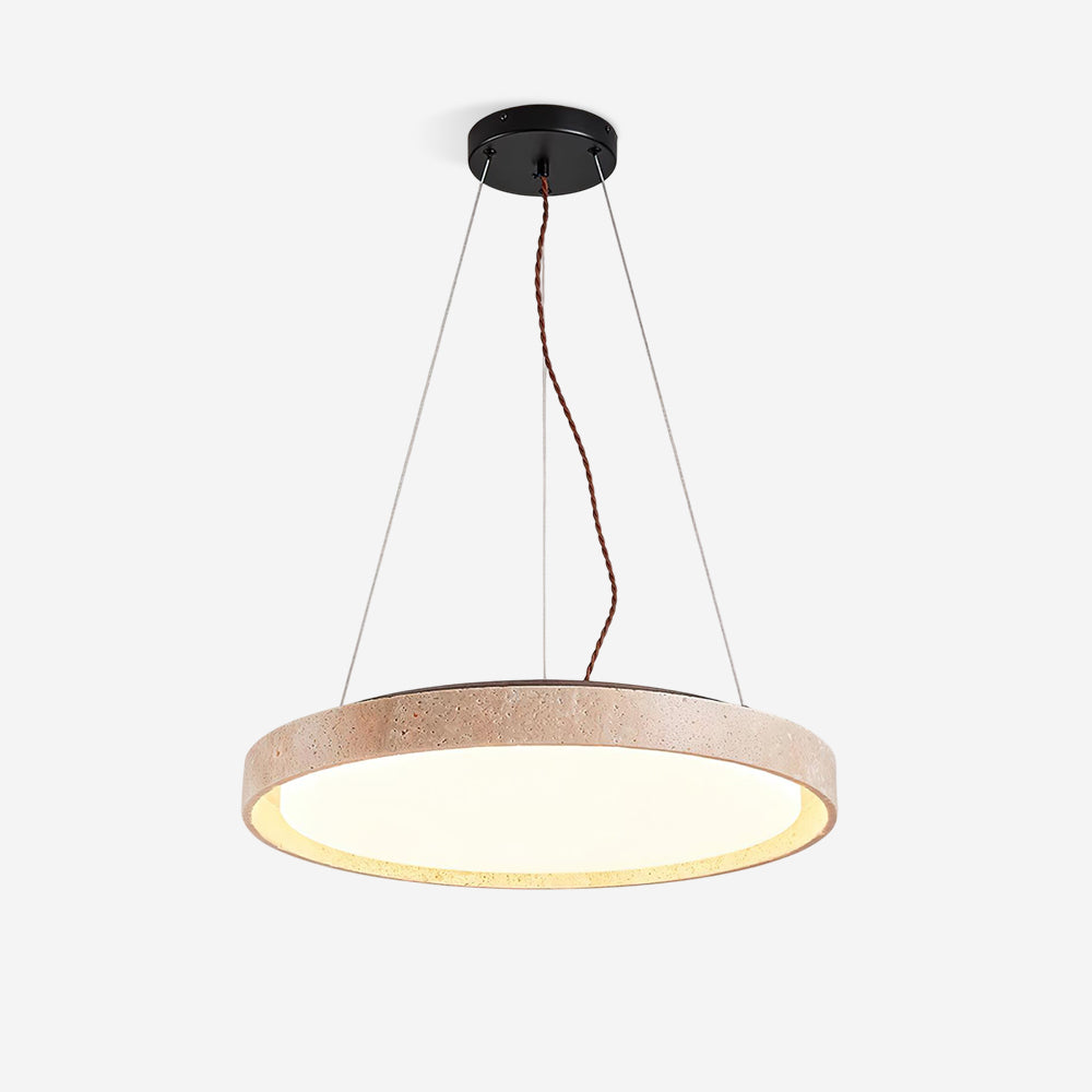 Lampa wisząca Ritta Travertine Ring