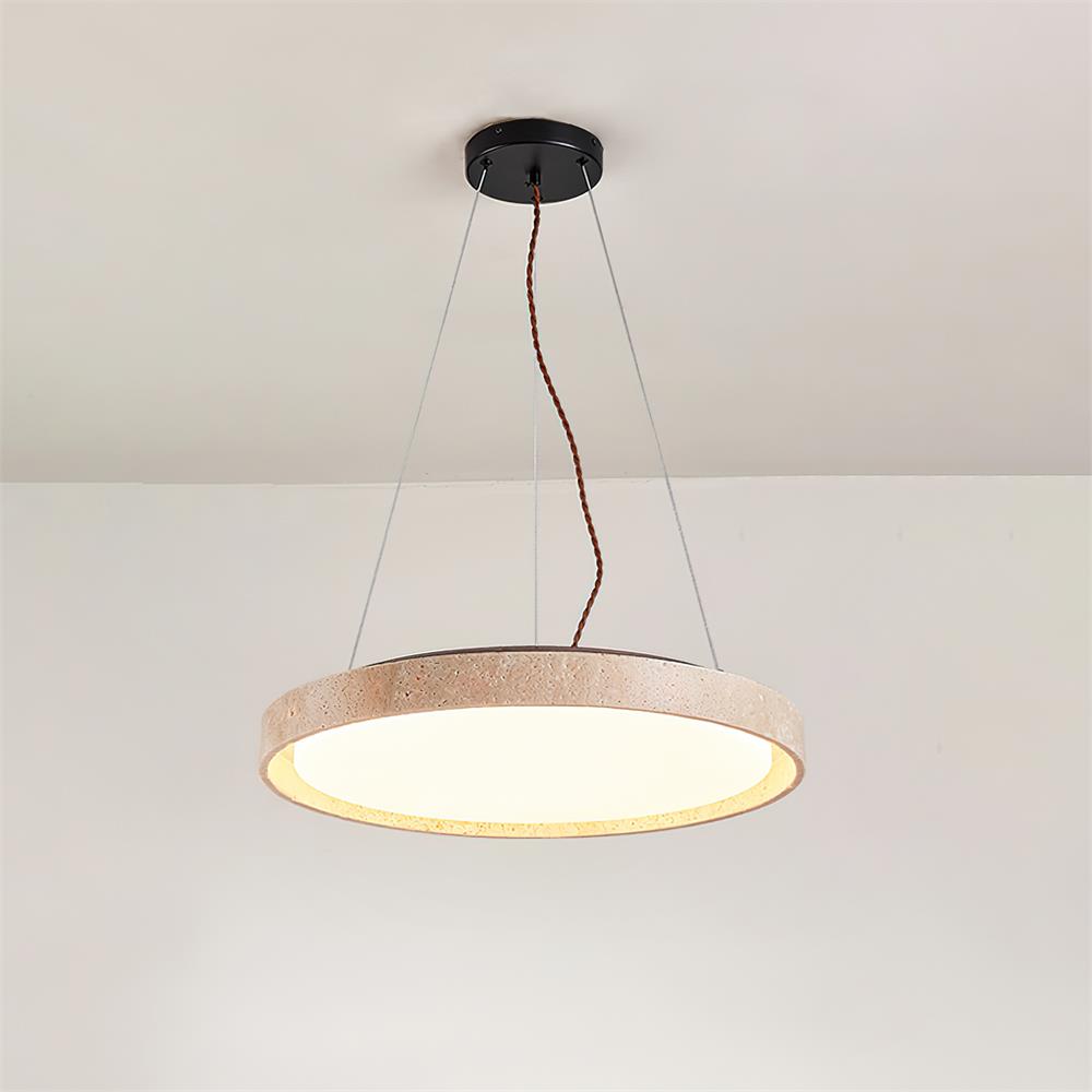 Lampa wisząca Ritta Travertine Ring
