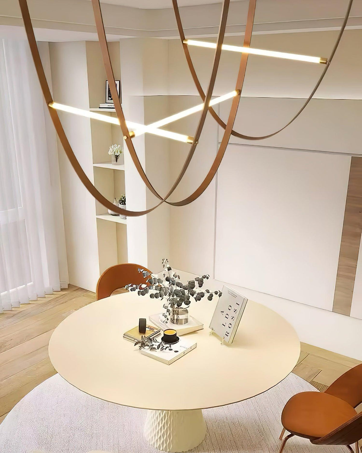 Talinor lampa wisząca z pasem rozpraszającym