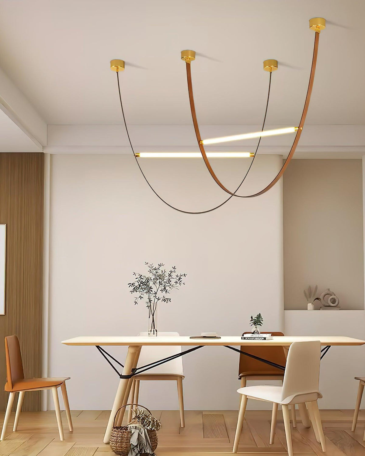 Talinor lampa wisząca z pasem rozpraszającym