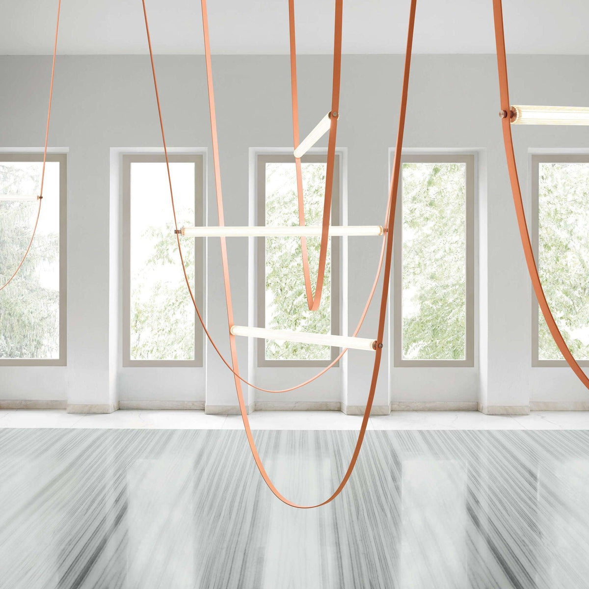 Talinor lampa wisząca z pasem rozpraszającym