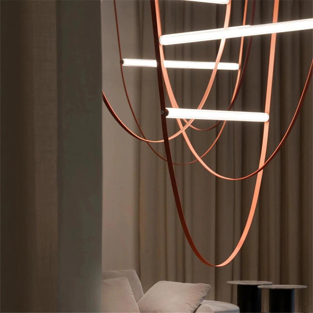 Talinor lampa wisząca z pasem rozpraszającym