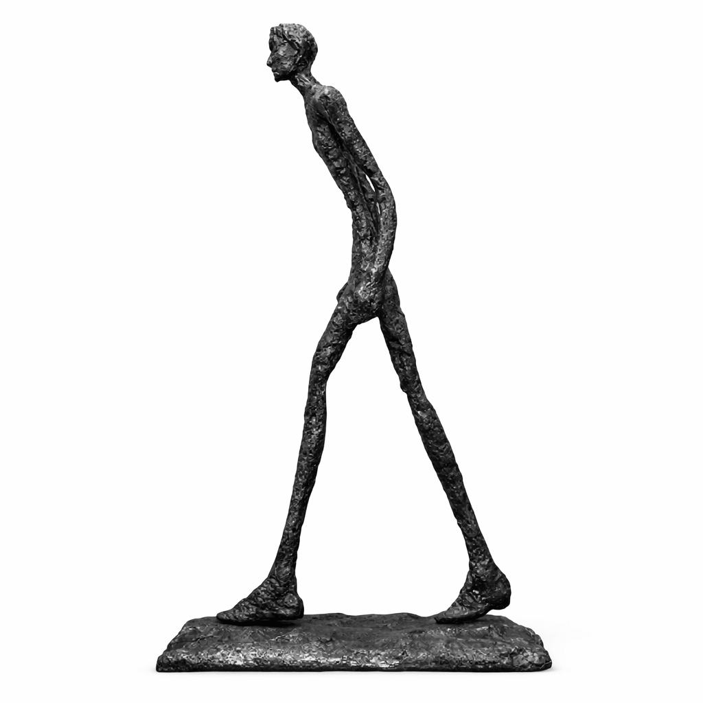 Avenerena figura rzeźbiarska w ruchu