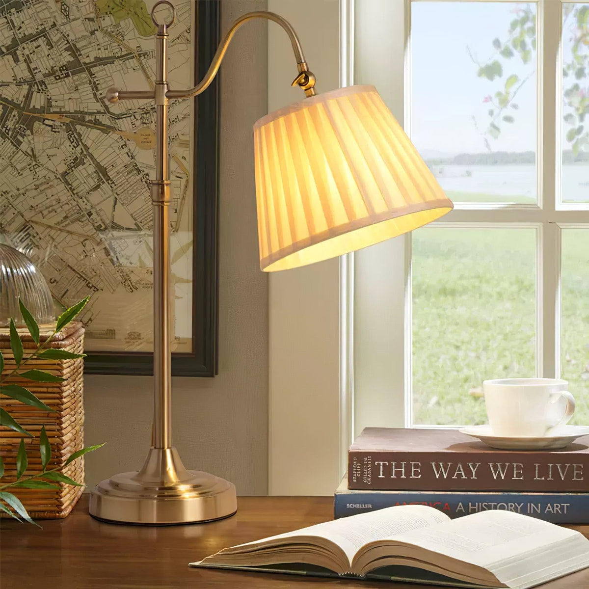 Avenuora vintage lampa stołowa