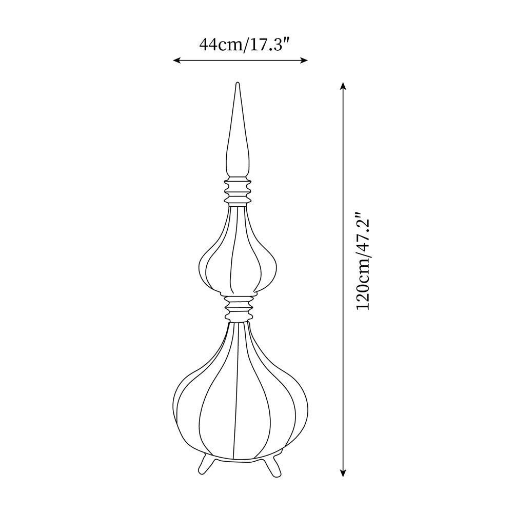 Pagoda lampa stojąca