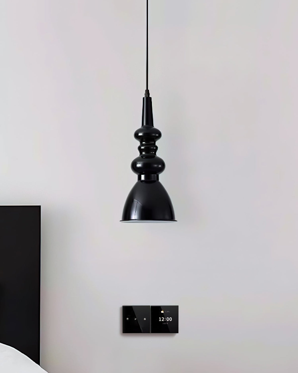 Hven nordycki żyrandol Noir Art