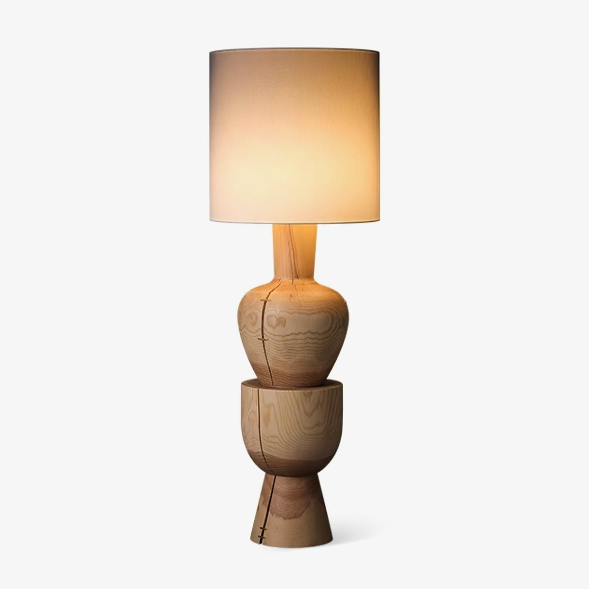 Flynis lampa stołowa z drewna