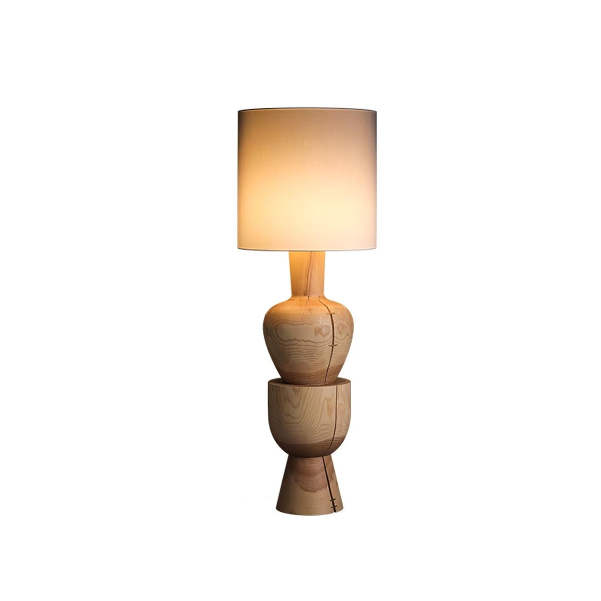 Flynis lampa stołowa z drewna