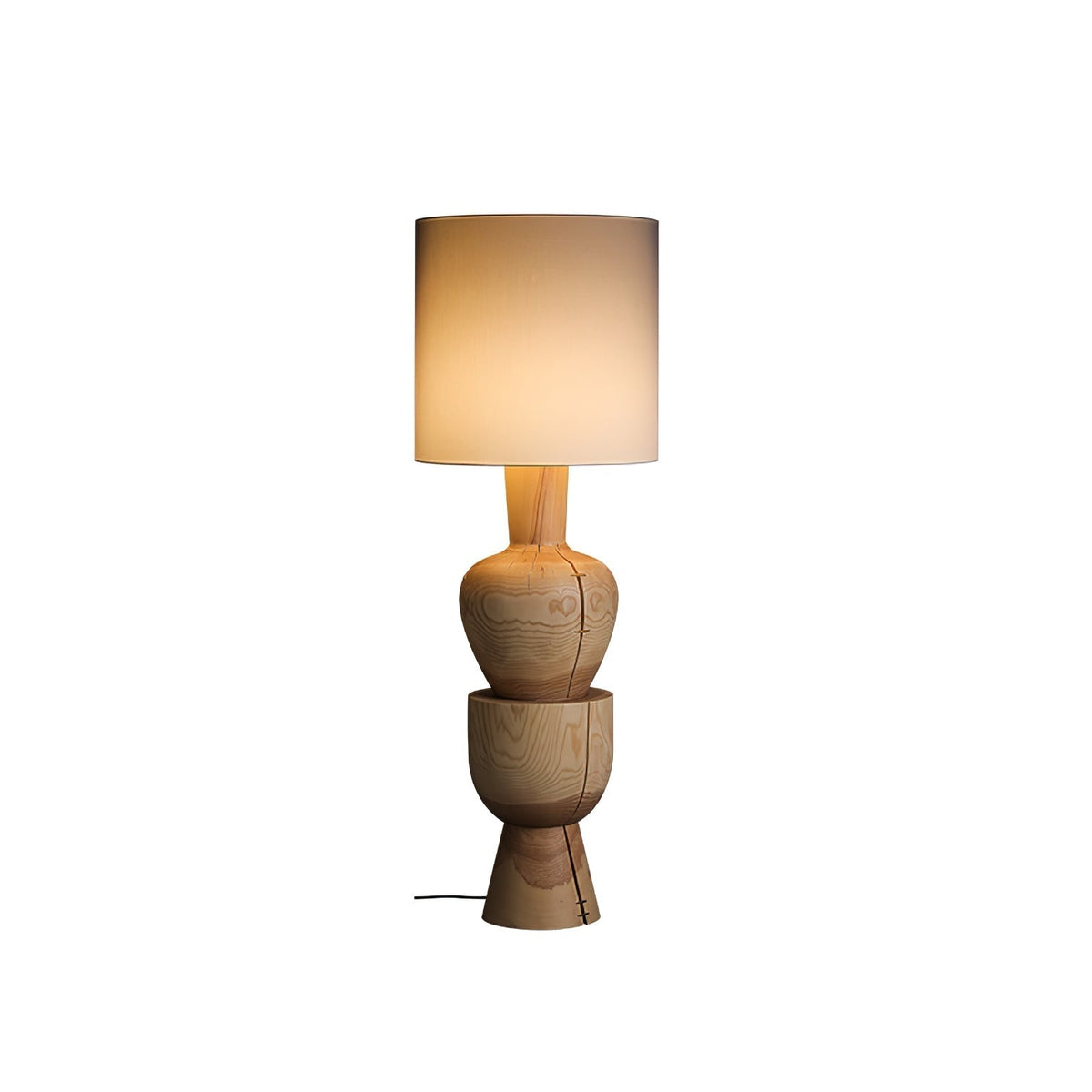 Flynis lampa stołowa z drewna