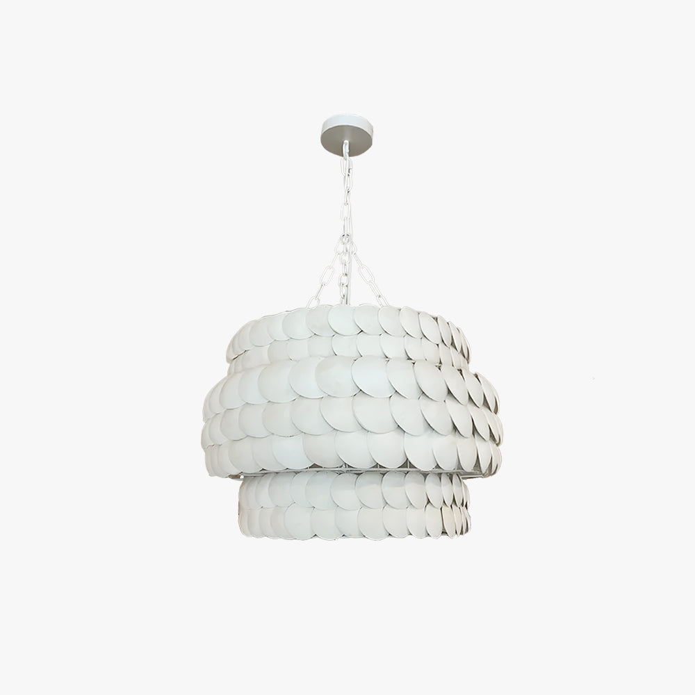 Valentina vintage design lampa wisząca kremowy metal salon/jadalnia