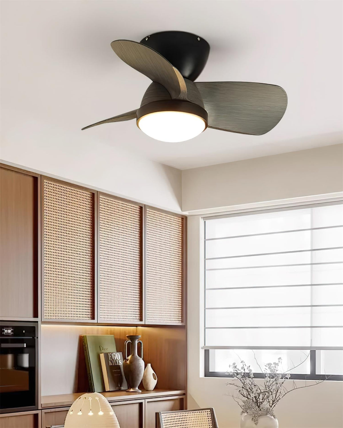Lioraleria lampa sufitowa z wentylatorem