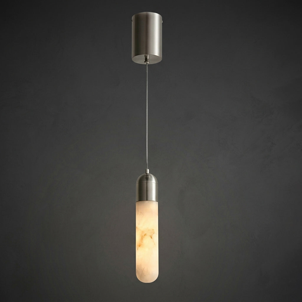 Loxcombe Lampa wisząca alabastrowa
