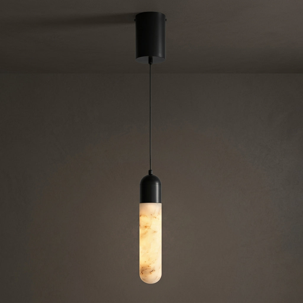 Loxcombe Lampa wisząca alabastrowa