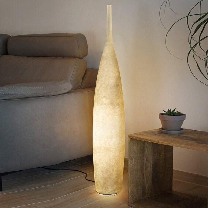 Nirivia nowoczesna lampa stojąca ze żywicy