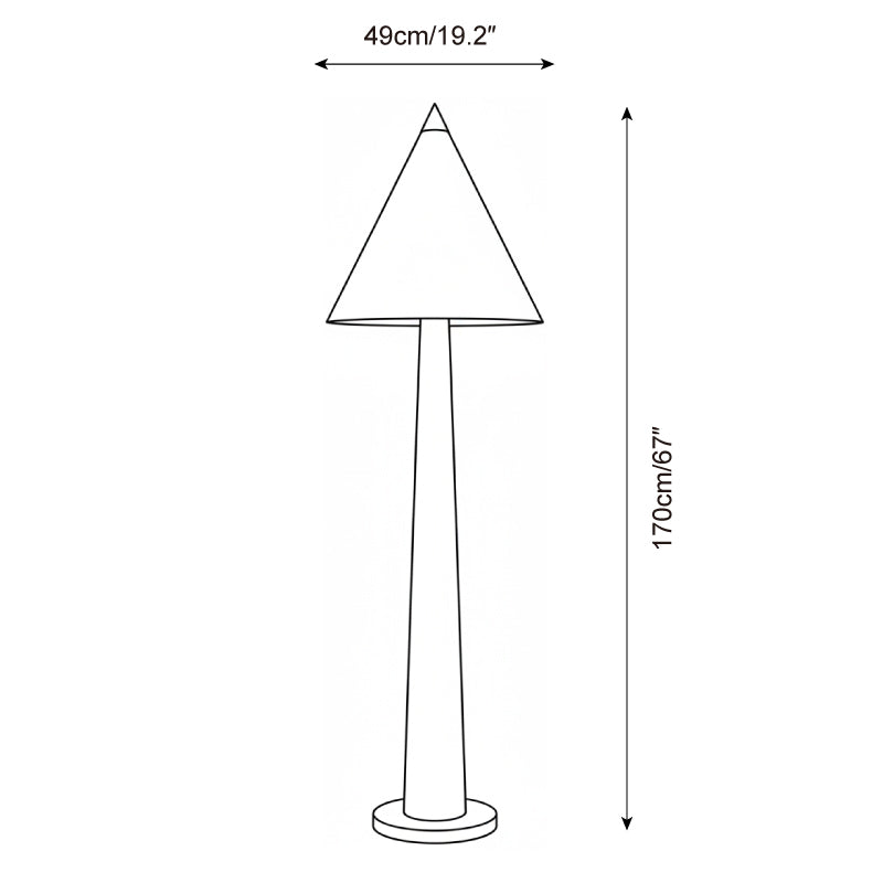 Cone-Gable lampa stojąca