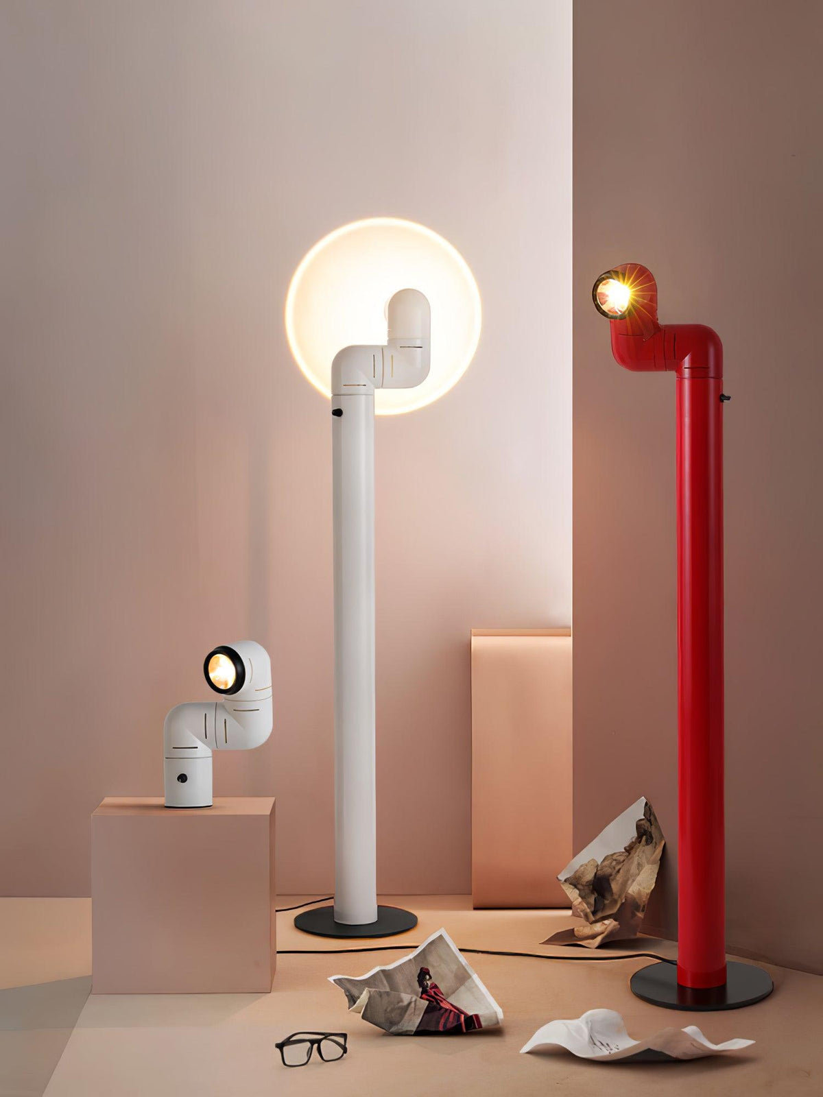 Nyor aluminiowa lampa stojąca