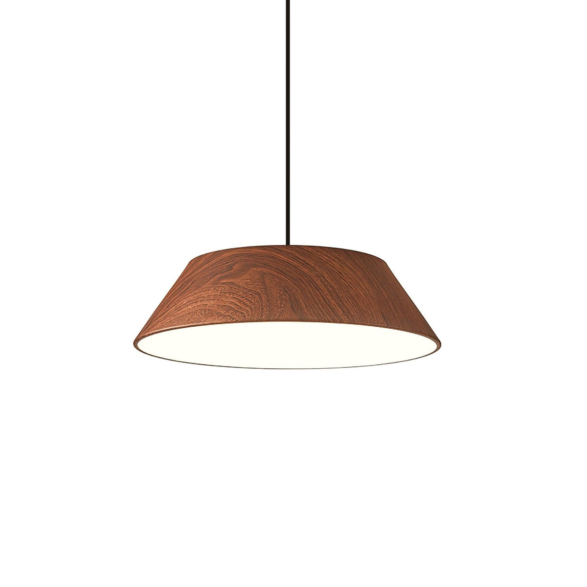 Novain lampa wisząca z fakturą drewna