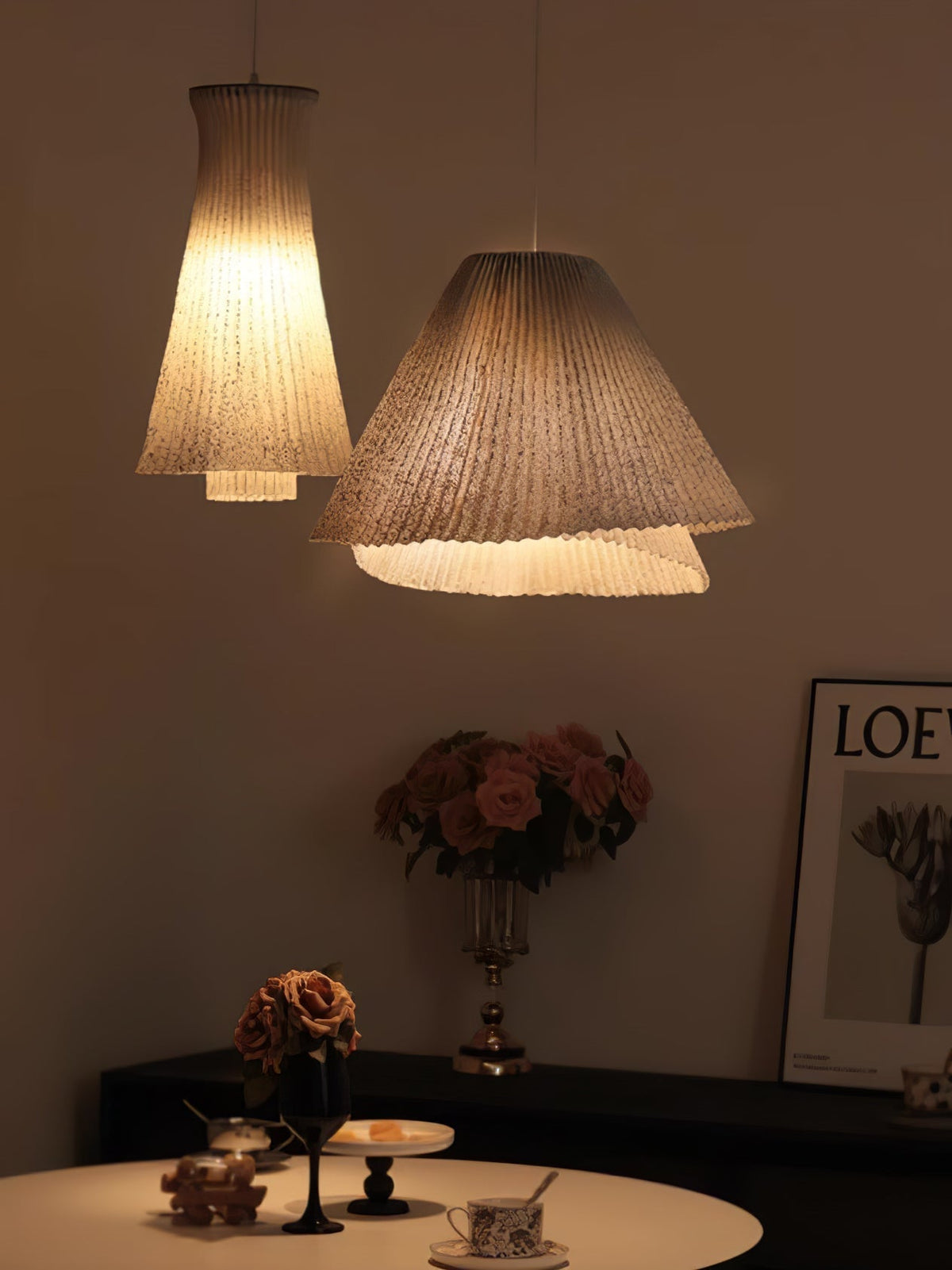 Viora stal nierdzewna lampy wiszące w stylu vintage
