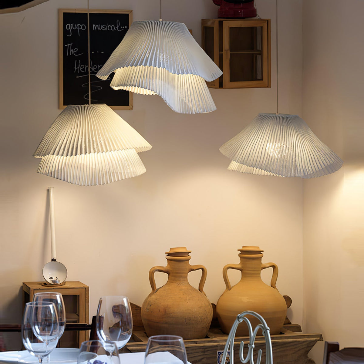 Viora stal nierdzewna lampy wiszące w stylu vintage