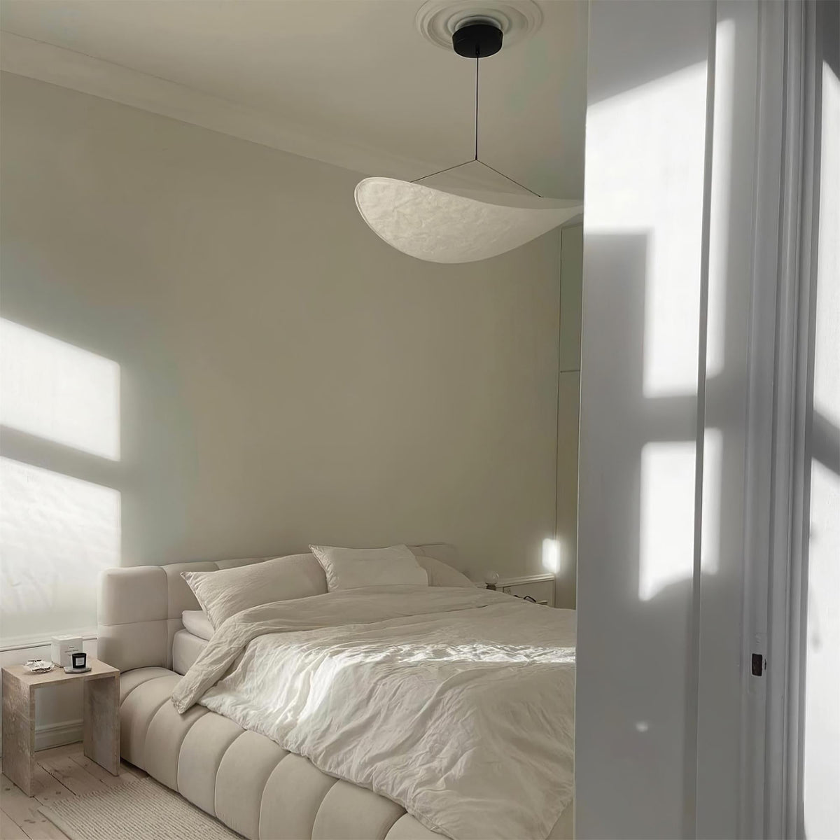 Luminette minimalistyczna lampa wisząca Jedwab morwowy