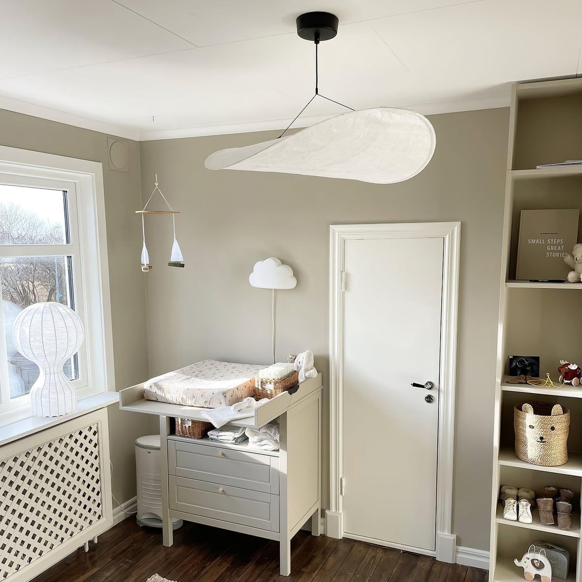Luminette minimalistyczna lampa wisząca Jedwab morwowy