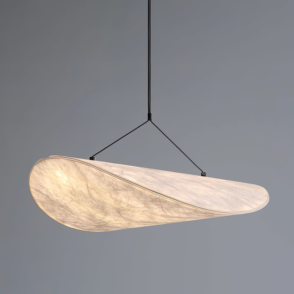 Luminette minimalistyczna lampa wisząca Jedwab morwowy