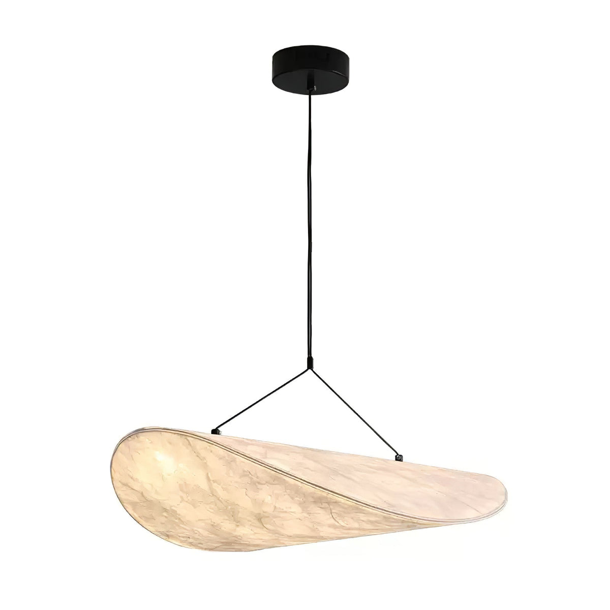 Luminette minimalistyczna lampa wisząca Jedwab morwowy
