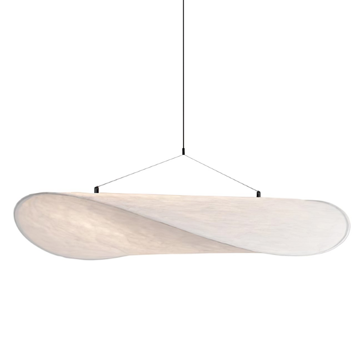 Luminette minimalistyczna lampa wisząca Jedwab morwowy