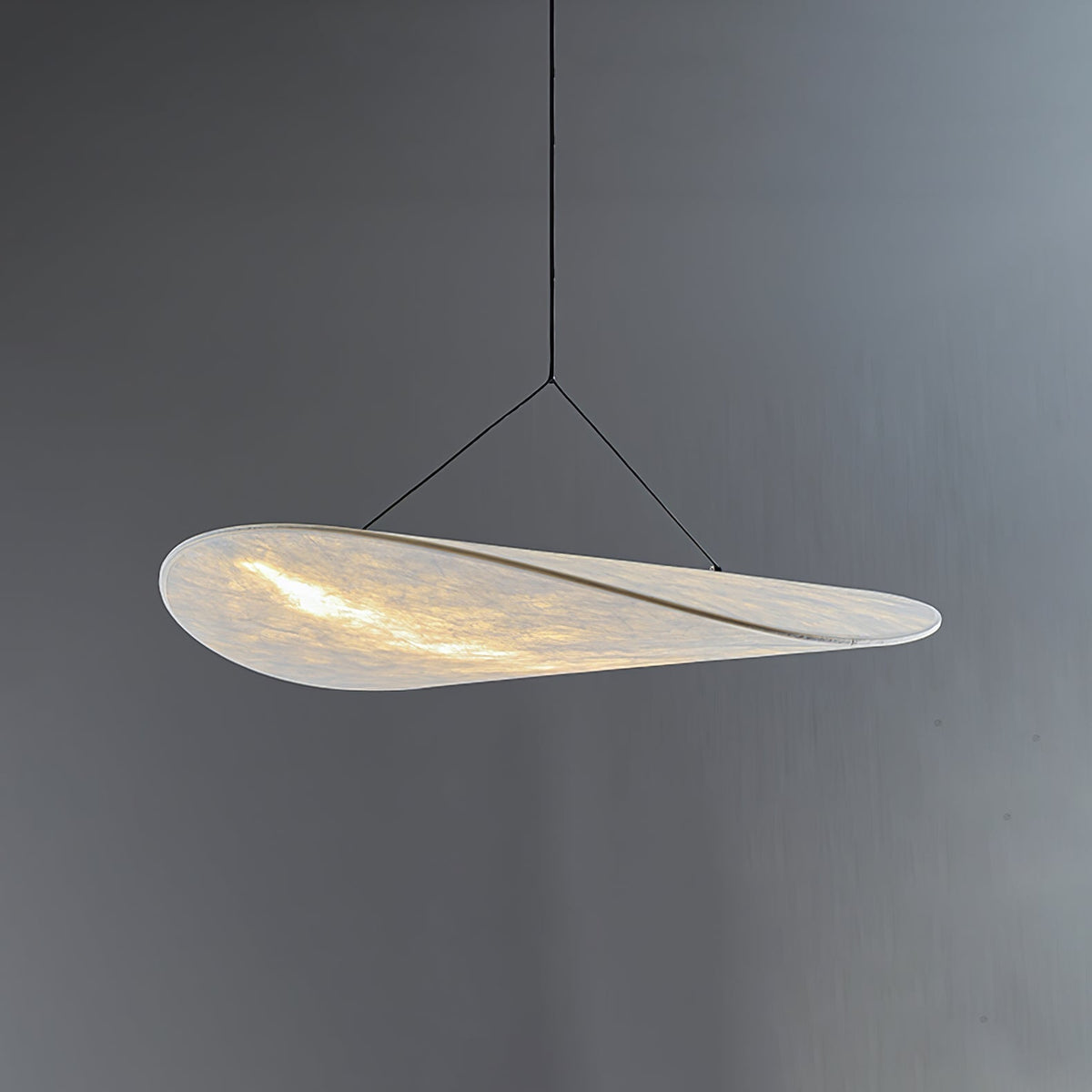 Luminette minimalistyczna lampa wisząca Jedwab morwowy