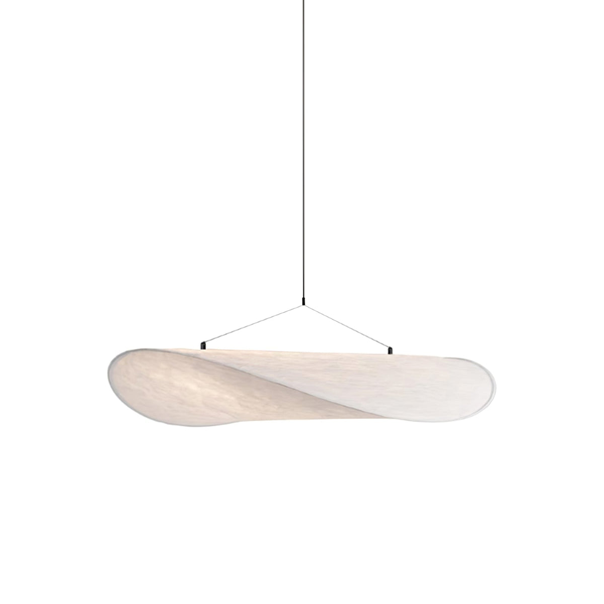 Luminette minimalistyczna lampa wisząca Jedwab morwowy