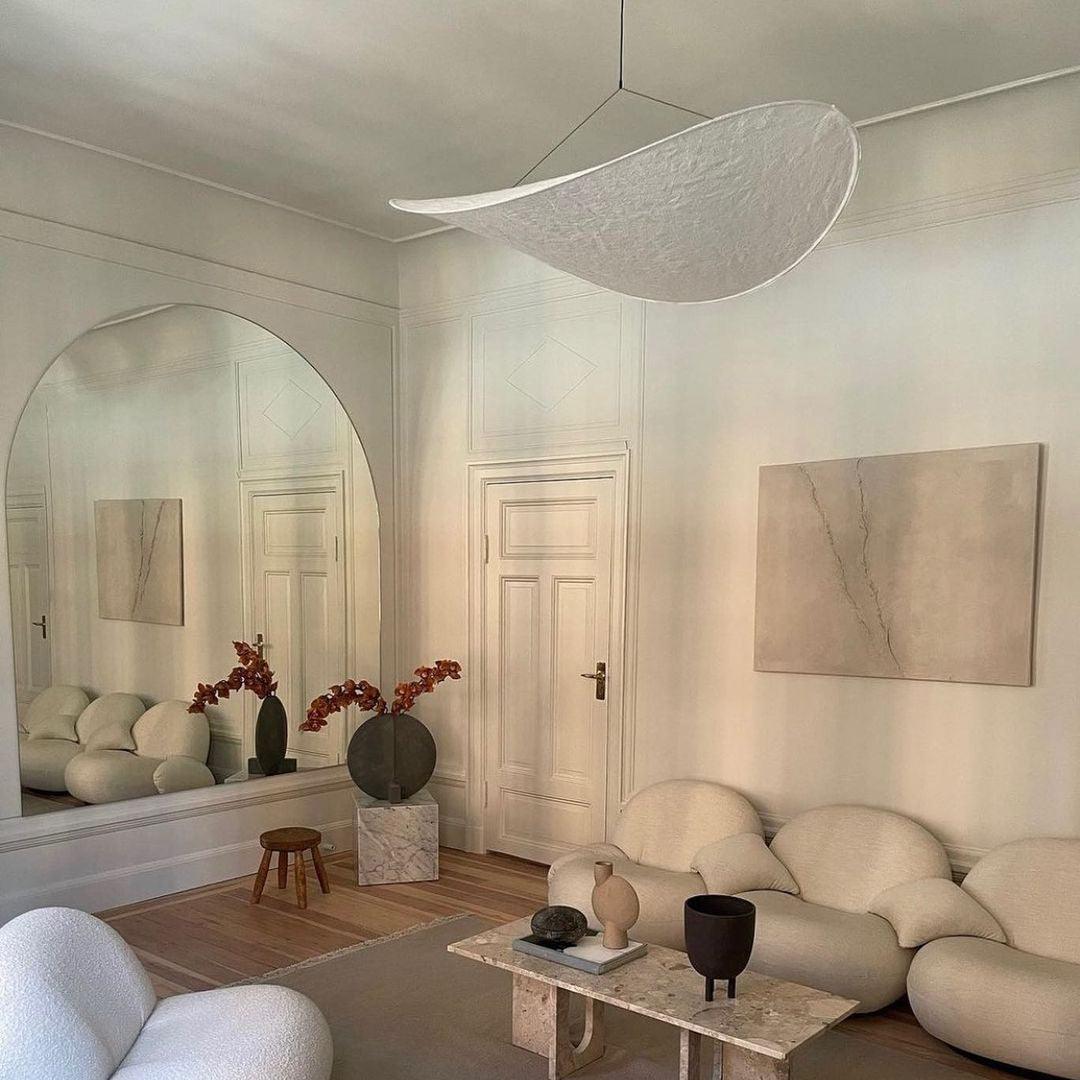 Luminette minimalistyczna lampa wisząca Jedwab morwowy