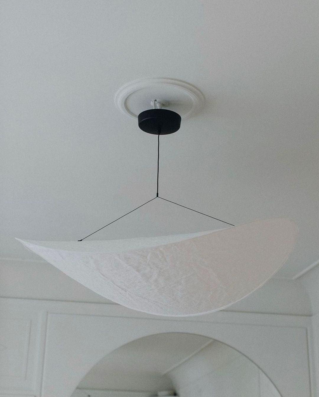 Luminette minimalistyczna lampa wisząca Jedwab morwowy