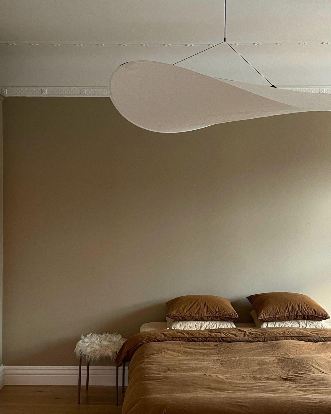 Luminette minimalistyczna lampa wisząca Jedwab morwowy
