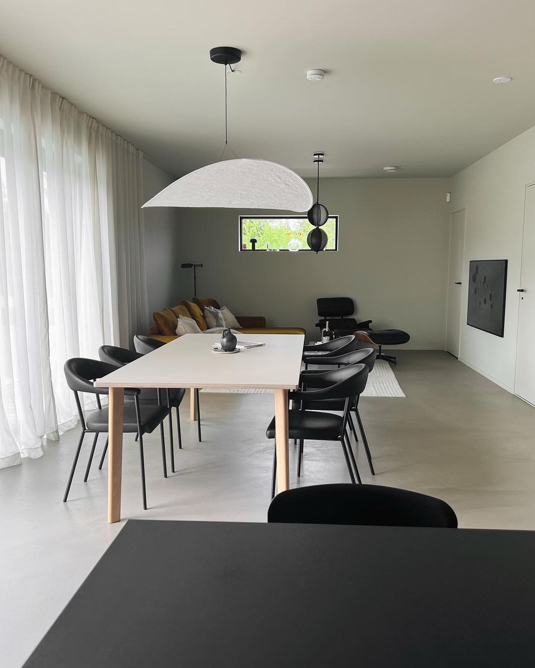 Luminette minimalistyczna lampa wisząca Jedwab morwowy