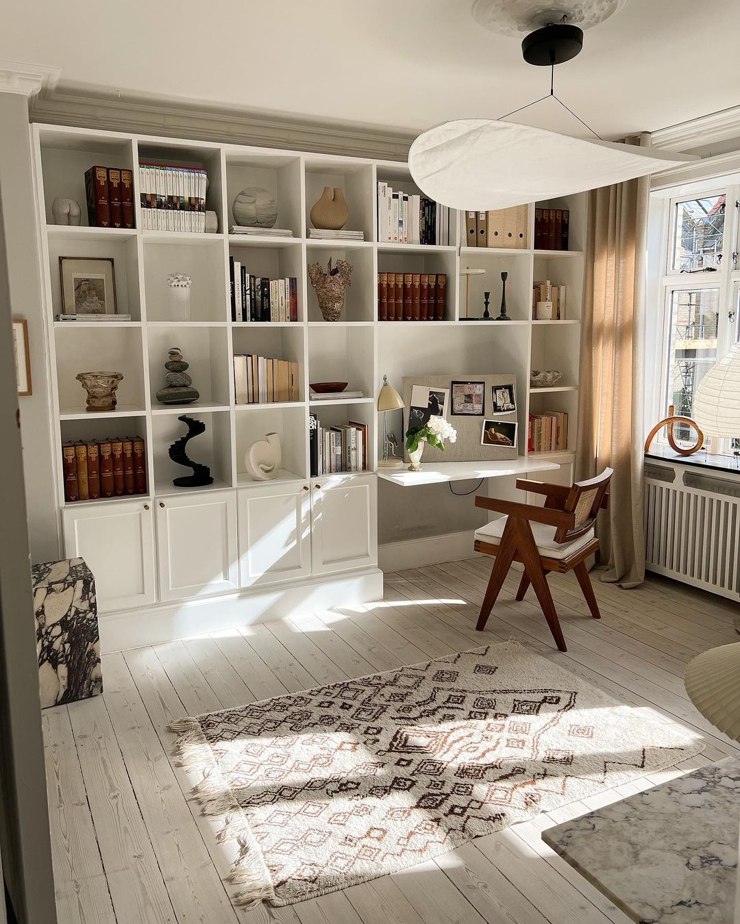 Luminette minimalistyczna lampa wisząca Jedwab morwowy