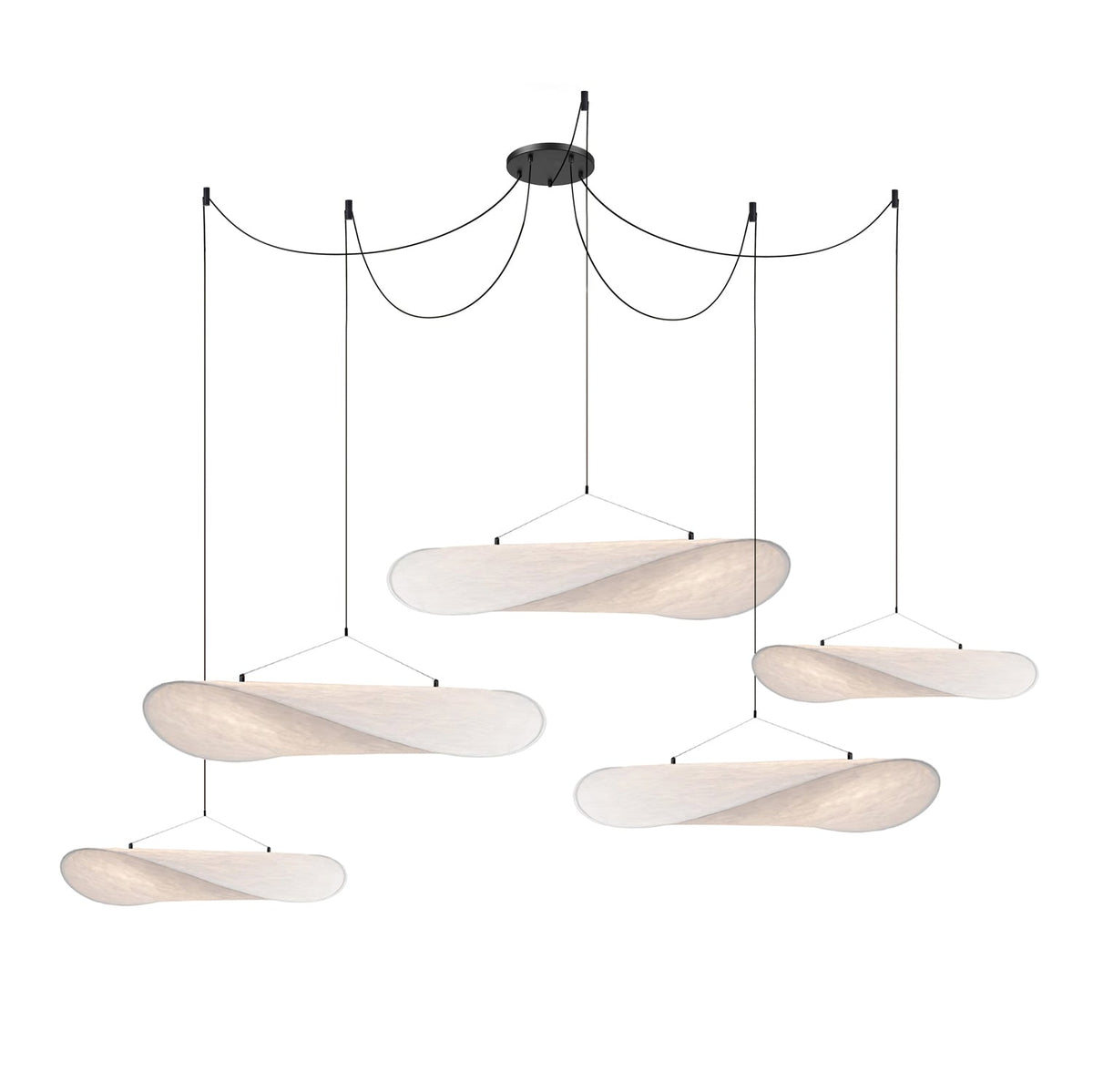 Luminette minimalistyczna lampa wisząca Jedwab morwowy