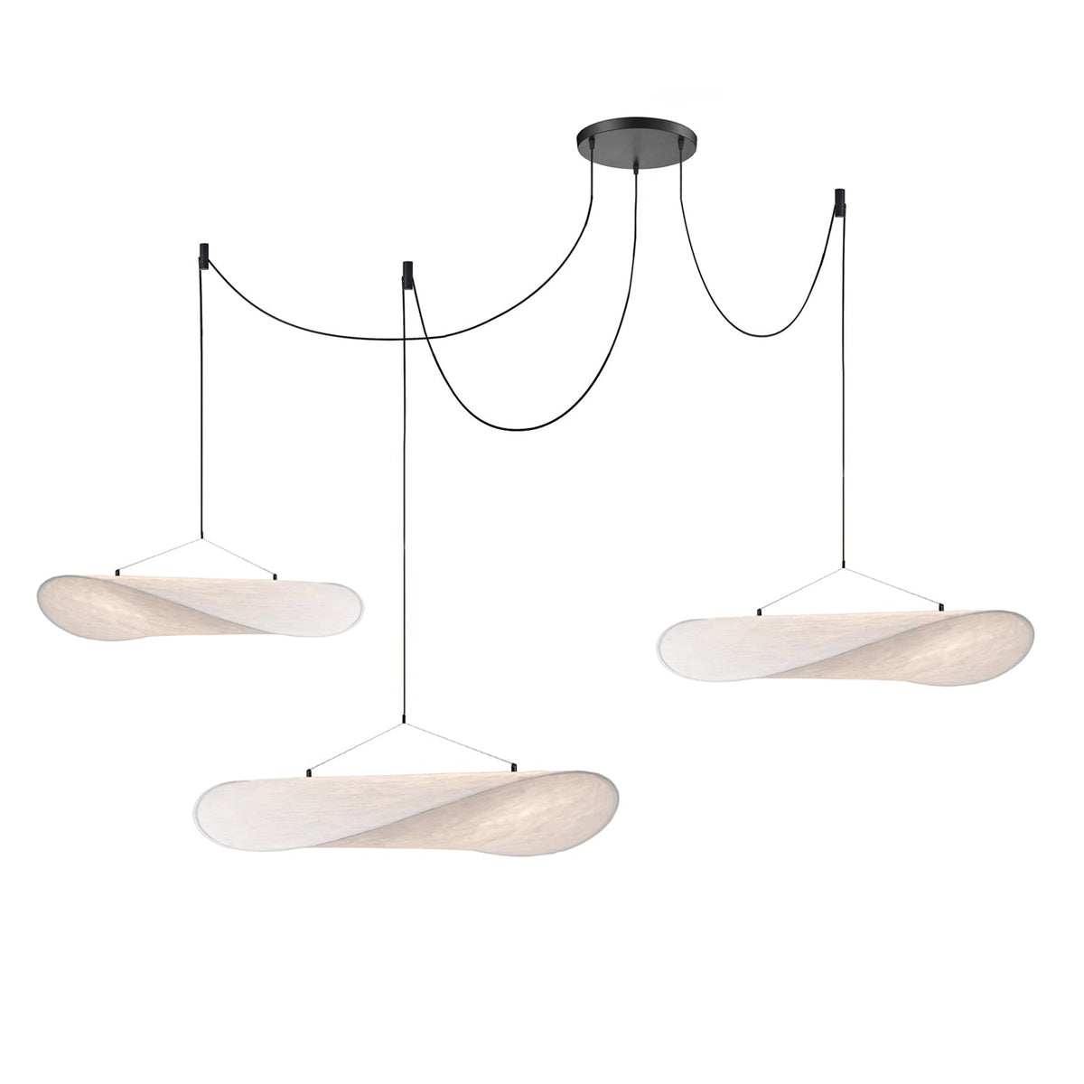 Luminette minimalistyczna lampa wisząca Jedwab morwowy