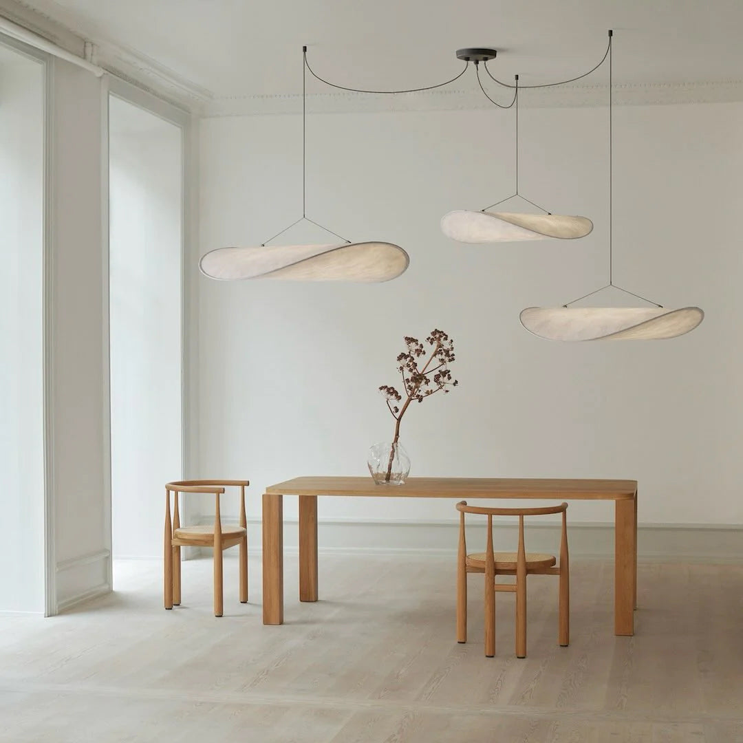 Luminette minimalistyczna lampa wisząca Jedwab morwowy