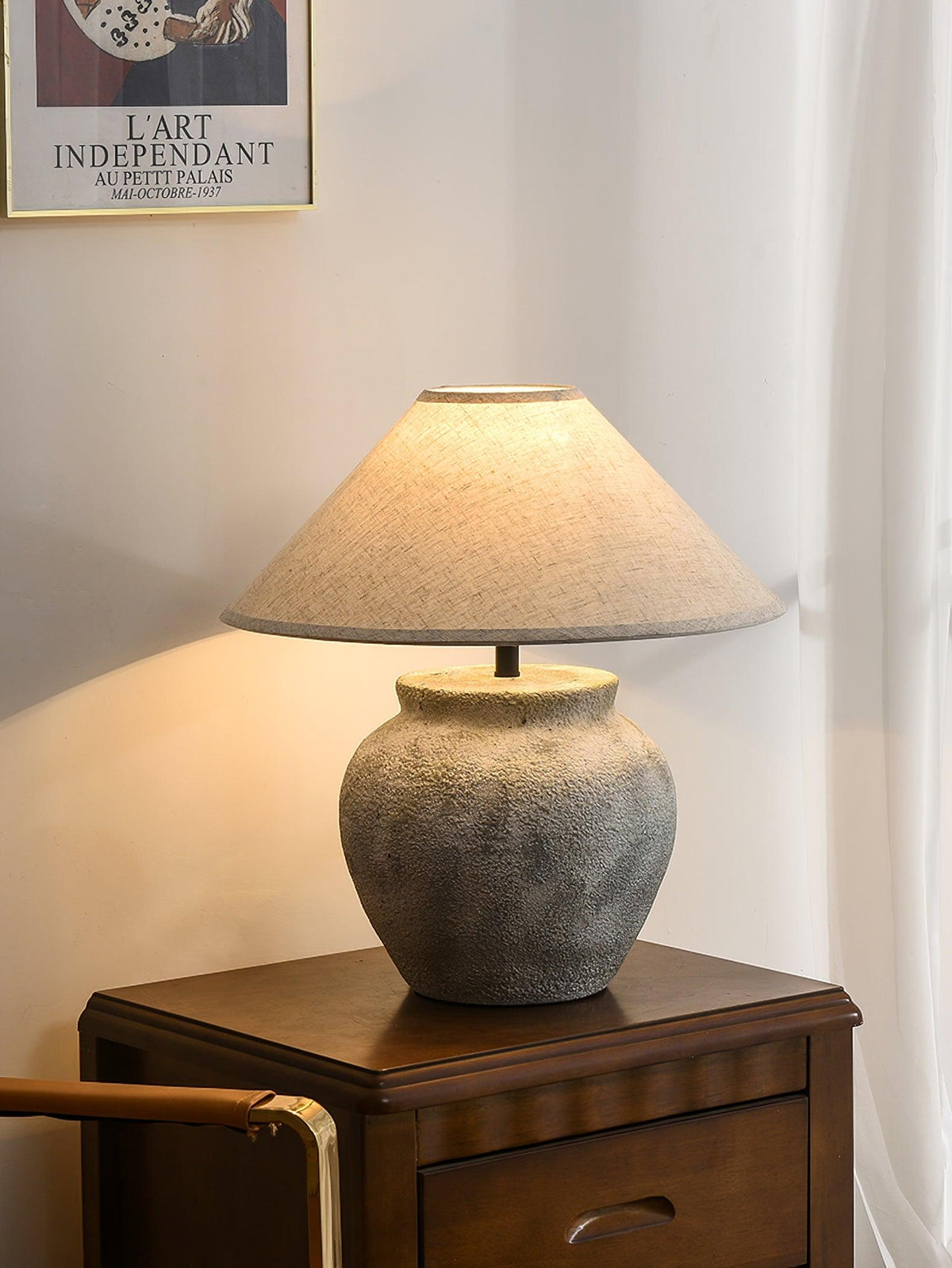 Marenise lampa stołowa ze szkła