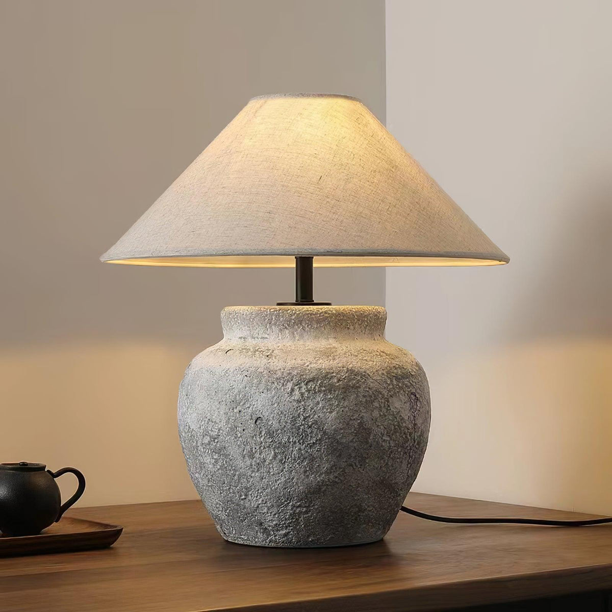 Marenise lampa stołowa ze szkła