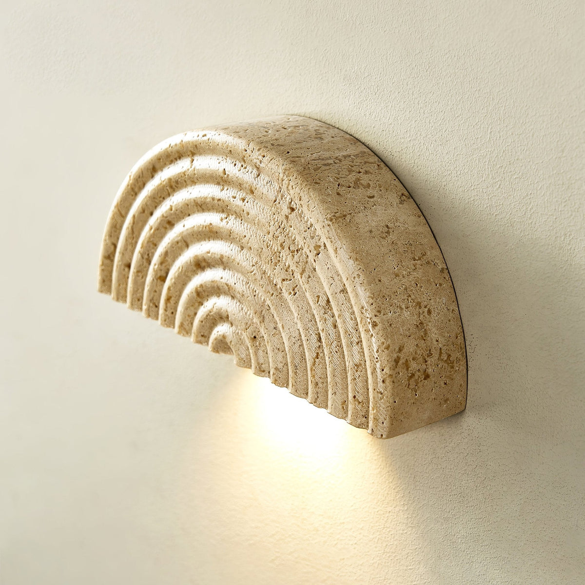 Faro Travertine półksiężycowa lampa ścienna