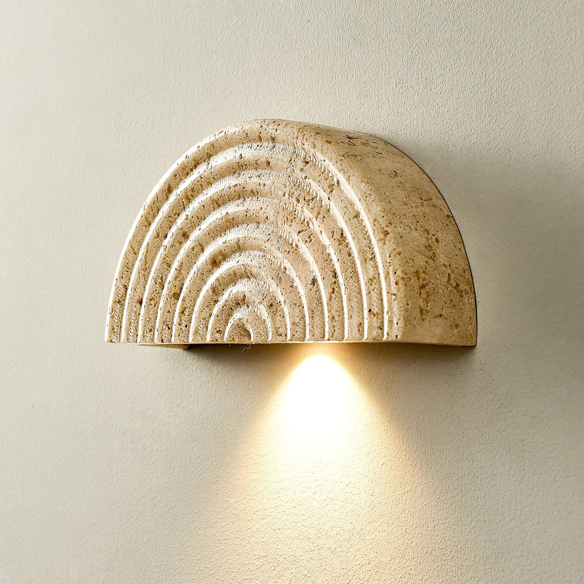 Faro Travertine półksiężycowa lampa ścienna