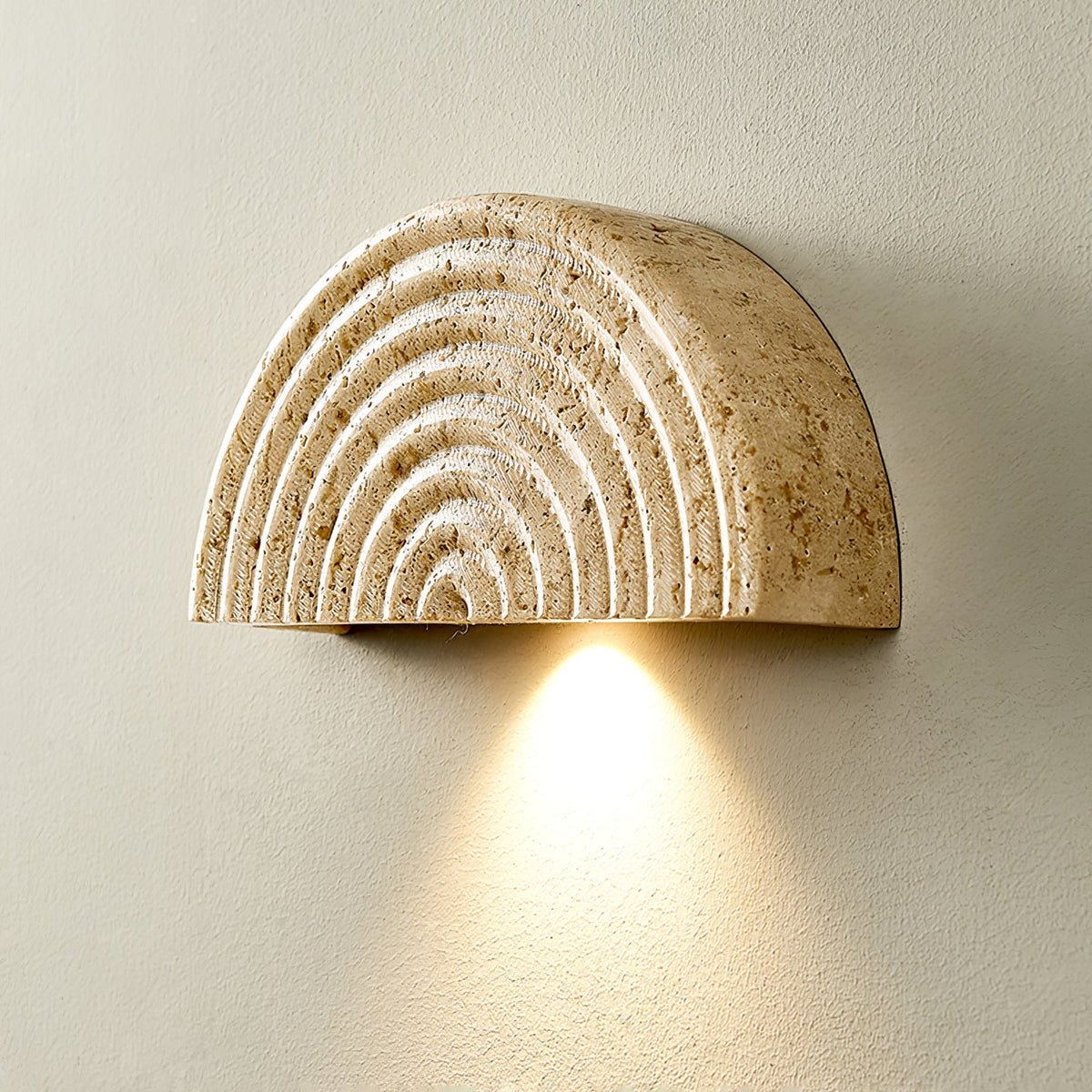 Faro Travertine półksiężycowa lampa ścienna