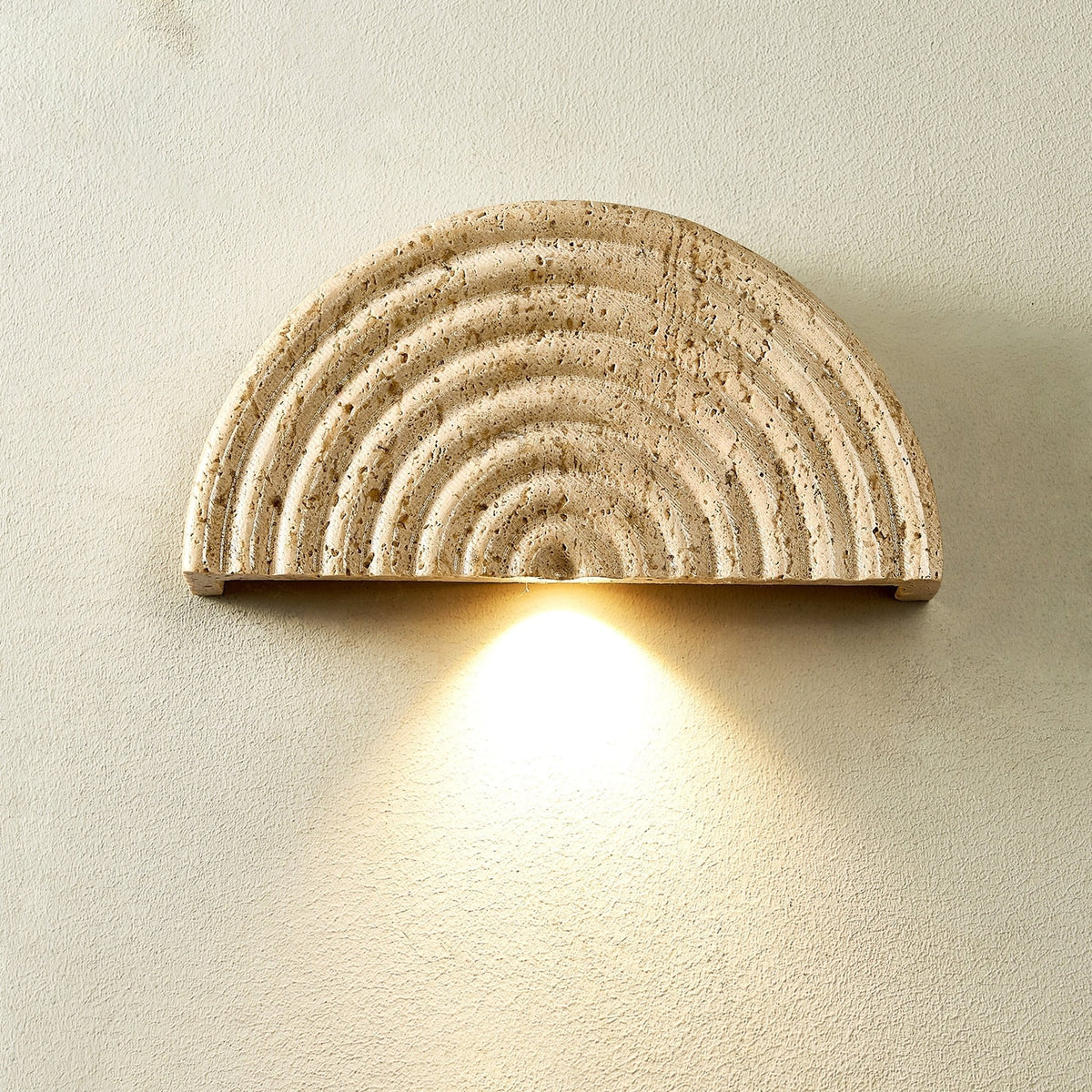 Faro Travertine półksiężycowa lampa ścienna