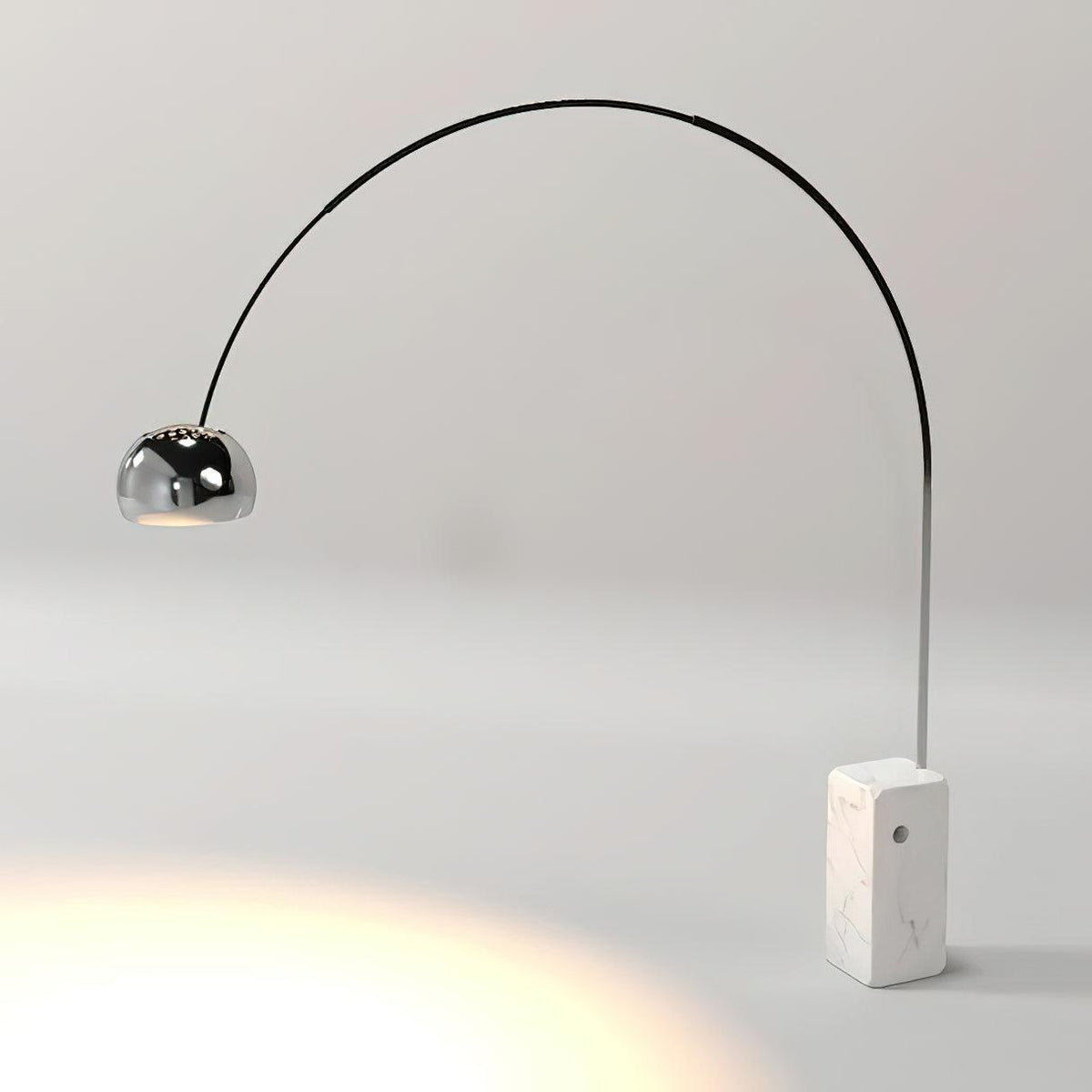Parabola lampa stojąca