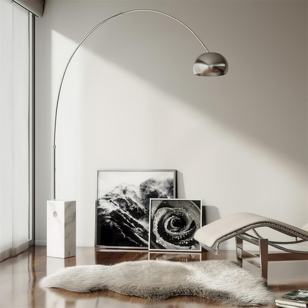 Parabola lampa stojąca