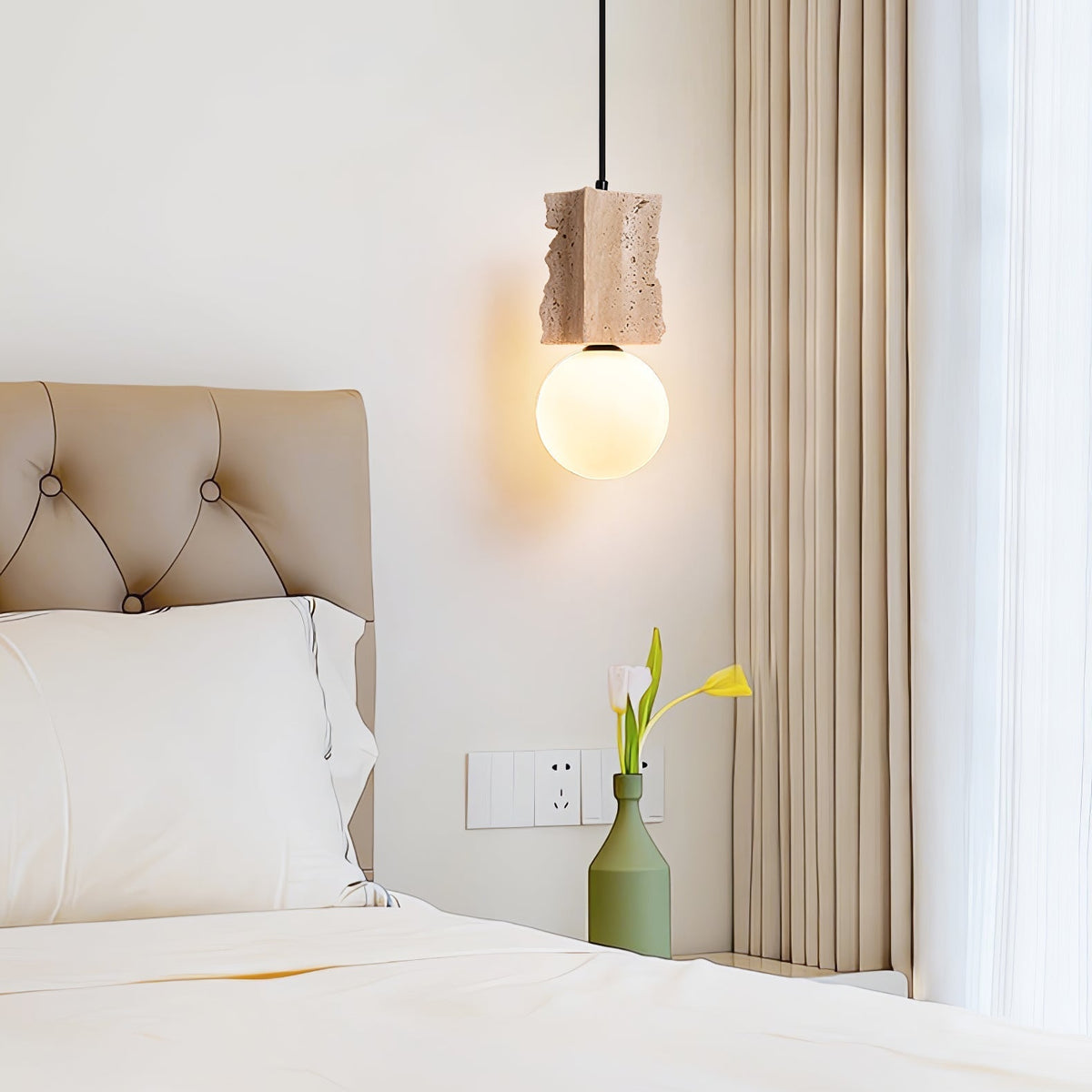 Travertine Raw Edge lampa wisząca