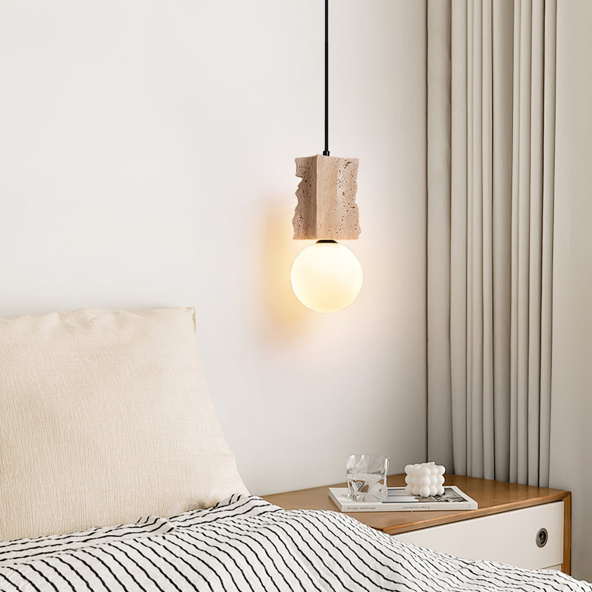 Travertine Raw Edge lampa wisząca