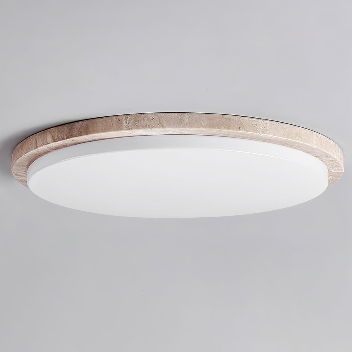 Tavisella sufitowa lampa z ramą z tawerninu o gładkim brzegu