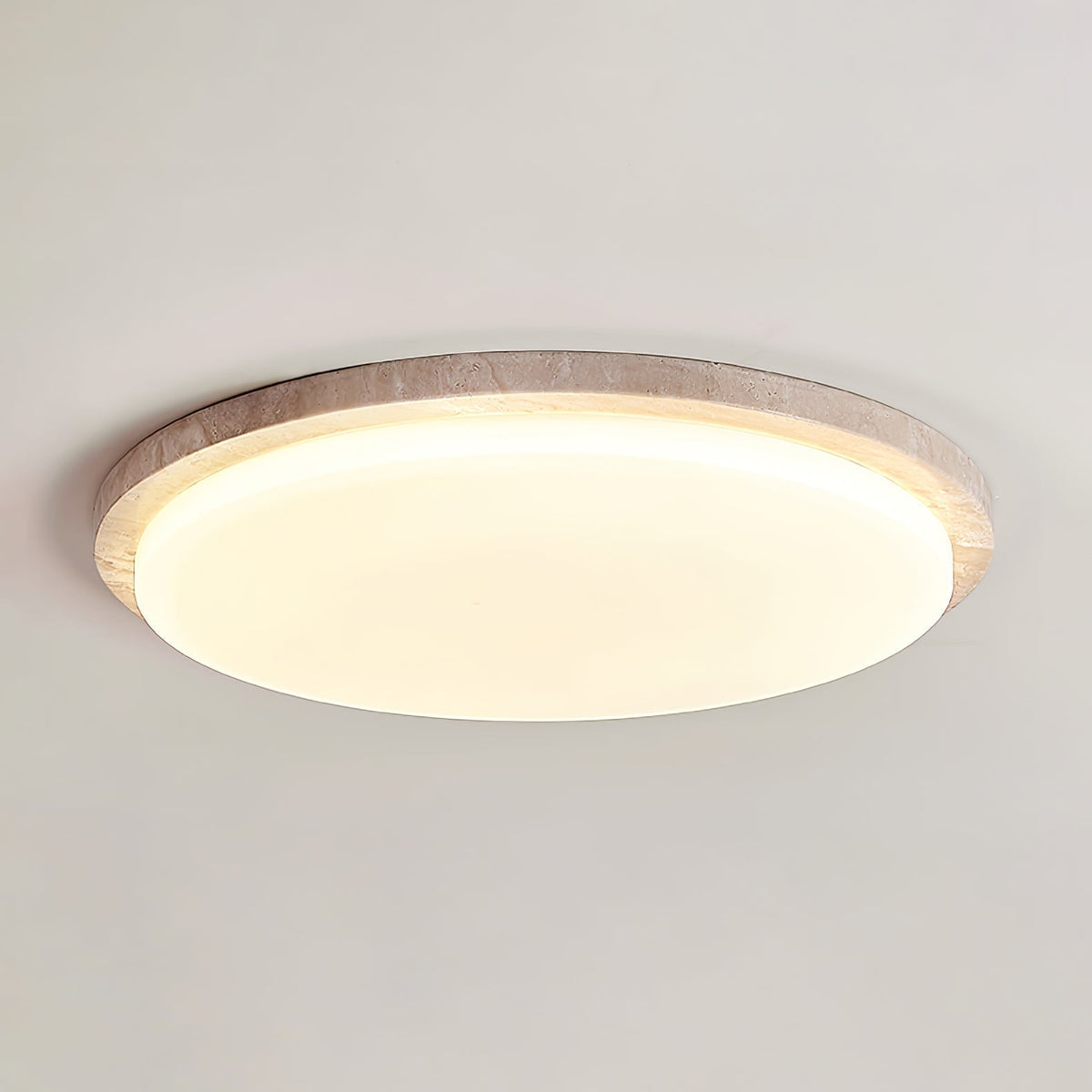 Tavisella sufitowa lampa z ramą z tawerninu o gładkim brzegu